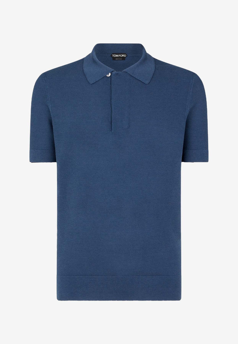 Tom Ford Silk-Blend Short-Sleeved Polo T-shirt KPS010-YMS039S24 HB702