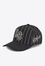 Y-3 Pinstripe Logo Baseball Cap Black KR8938PL/S_ADIDY-BLK