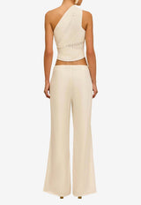 Cult Gaia Deneuve Asymmetrical Knit Top Off-white KT28765YC1553_OFF-WHITE