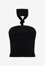 Cult Gaia Wali Knit Cropped Top Black KT28855YN2611_BLACK