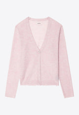 Zadig & Voltaire Manylla Cashmere Cardigan Powder KWCA01632_BABY PINK