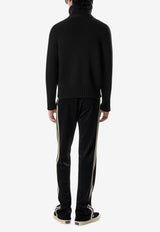 Tom Ford High-Neck Zip-Up Wool Cardigan Black KZL018-YMW099 LB999