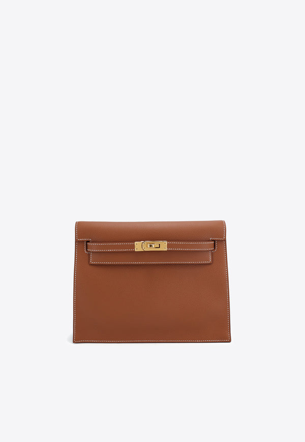 Hermès Kelly Danse in Gold Evercolor Leather with Gold Hardware