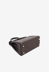 Kelly 25 in Bai Brun Togo Leather with Gold Hardware