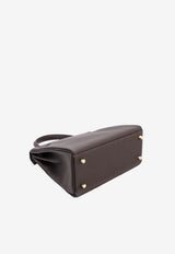 Kelly 25 in Bai Brun Togo Leather with Gold Hardware