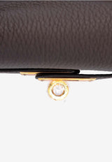 Kelly 25 in Bai Brun Togo Leather with Gold Hardware