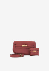 Kelly Moove in Rouge H Swift Leather with Gold Hardware