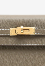 Kelly 25 Sellier in Etoupe Epsom with Gold Hardware
