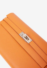 Kelly To Go in Apricot Epsom with Palladium Hardware