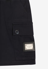 Dolce & Gabbana Kids Baby Boys Logo Shorts L13Q73 FUFL3 B3681 Blue