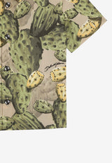 Dolce & Gabbana Kids Baby Boys Cactus Print Shirt Multicolor L14S79 HS5UI HA5XN