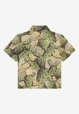 Dolce & Gabbana Kids Baby Boys Cactus Print Shirt Multicolor L14S79 HS5UI HA5XN