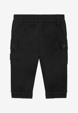 Dolce & Gabbana Kids Baby Boys Cargo Pants Black L15P22 FUFJH N0000