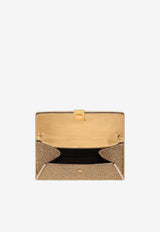 Tom Ford Nobile Textured Fabric Clutch L1736-TSY048X 1Y014 Gold