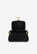 Tom Ford Small Tara Grained Leather Shoulder Bag Black L1870-LCL490G 1N001