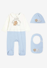 Dolce & Gabbana Kids Baby Boys Interlocked Gift Set - Set of 3 Multicolor L1JOBR G7PNK S9000