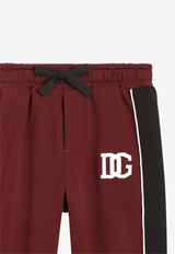 Dolce & Gabbana Kids Baby Boys Colorblocked Track Pants Red L1JPJB G7PUT S9000