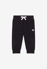Dolce & Gabbana Kids Baby DG Logo Pants L1JPKL G7OLL B0665 Black