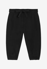 Dolce & Gabbana Kids Baby Boys Logo Fleece Track Pants Black L1JPLE G7PTH N0000