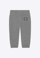 Dolce & Gabbana Kids Babies Logo Track Pants L1JPT0 G7I2P S8291 Gray