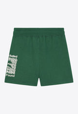 Dolce & Gabbana Kids Baby Boys Logo Shorts L1JQR9 G7K8E V8433 Green