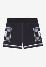 Dolce & Gabbana Kids Baby Boys DG Logo Print Short Blue L1JQR9 II7HP HB5PH
