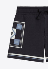 Dolce & Gabbana Kids Baby Boys DG Logo Print Short Blue L1JQR9 II7HP HB5PH