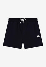 Dolce & Gabbana Kids Babies DG Logo Shorts Navy L1JQU7 G7OLL B0665