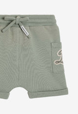 Dolce & Gabbana Kids Baby Boys DG Logo Shorts Green L1JQXC G7PRP V3732