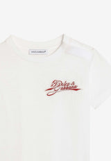 Dolce & Gabbana Kids Baby Boys Logo Jersey T-shirt White L1JT7W G7P4Y W0111