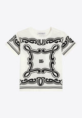 Dolce & Gabbana Kids Baby Boys Bandana Print T-shirt White L1JT7W II7FY HA9RN
