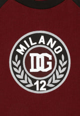 Dolce & Gabbana Kids Baby Boys DG Logo Jersey T-shirt Burgundy L1JTEM G7PUW S9000