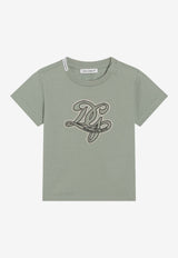 Dolce & Gabbana Kids Baby Boys DG Embroidered T-shirt Gray L1JTEY G7PRR V3732
