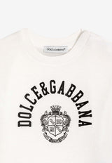 Dolce & Gabbana Kids Baby Boys Crewneck Jersey T-shirt White L1JTEY G7PTO W0111