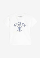 Dolce & Gabbana Kids Baby Boys DG Crew Print T-shirt White L1JTEY G7PUD W0111