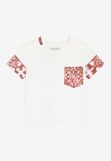 Dolce & Gabbana Kids Baby Boys Majolica Print T-shirt White L1JTKH G7P5D W0111