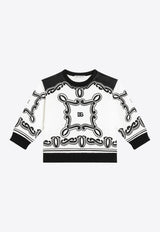 Dolce & Gabbana Kids Baby Boys Bandana Print Sweatshirt White L1JWDO II7FQ HA9RB