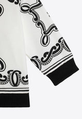 Dolce & Gabbana Kids Baby Boys Bandana Print Sweatshirt White L1JWDO II7FQ HA9RB