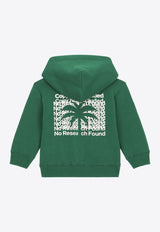 Dolce & Gabbana Kids Baby Boys Printed Zip-Up Hoodie L1JWIT G7K8E V8433 Green