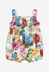 Dolce & Gabbana Kids Baby Girls Floral Print Romper Multicolor L22O03 HS5TC HA5KU