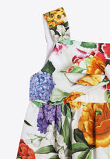 Dolce & Gabbana Kids Baby Girls Floral Print Romper Multicolor L22O03 HS5TC HA5KU