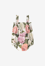 Dolce & Gabbana Kids Baby Girls Hydrangea-Print Romper Multicolor L22O08 HS5UG HA5XG