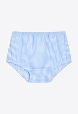 Dolce & Gabbana Kids Baby Girls Floral Print Striped Dress Multicolor L24DG6 FI5K7 HH5KU