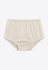 Dolce & Gabbana Kids Baby Girls Polka Dot Jacquard Knit Dress Beige L2JD9S FJ7EA S9000