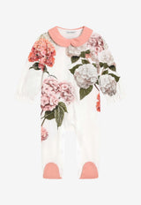 Dolce & Gabbana Kids Baby Girls Hydrangea Print Gift Set - Set of 3 Multicolor L2JO2Y II7JU HF5XG