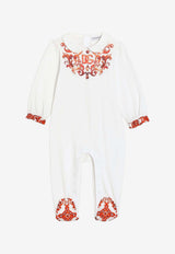 Dolce & Gabbana Kids Baby Girls Majolica Print Onesie Gift Set - Set of 3 White L2JO5E G7P4T W0111