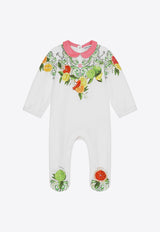 Dolce & Gabbana Kids Baby Girls Lemon and Orange Print 3 Piece Gift Set L2JOY9 G7M6B HV5AN Multicolor