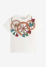Dolce & Gabbana Kids Baby Girls Printed T-shirt White L2JTIT G7P5Y W0111