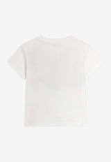 Dolce & Gabbana Kids Baby Girls Printed T-shirt White L2JTIT G7P5Y W0111