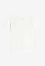 Dolce & Gabbana Kids Baby Girls Majolica Print T-shirt White L2JTKT G7P4U W0111